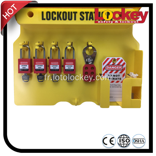 Loto Safety Lockout Station avec couvercle